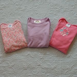 3- Baby Girl Gowns Sz 0-6 mo